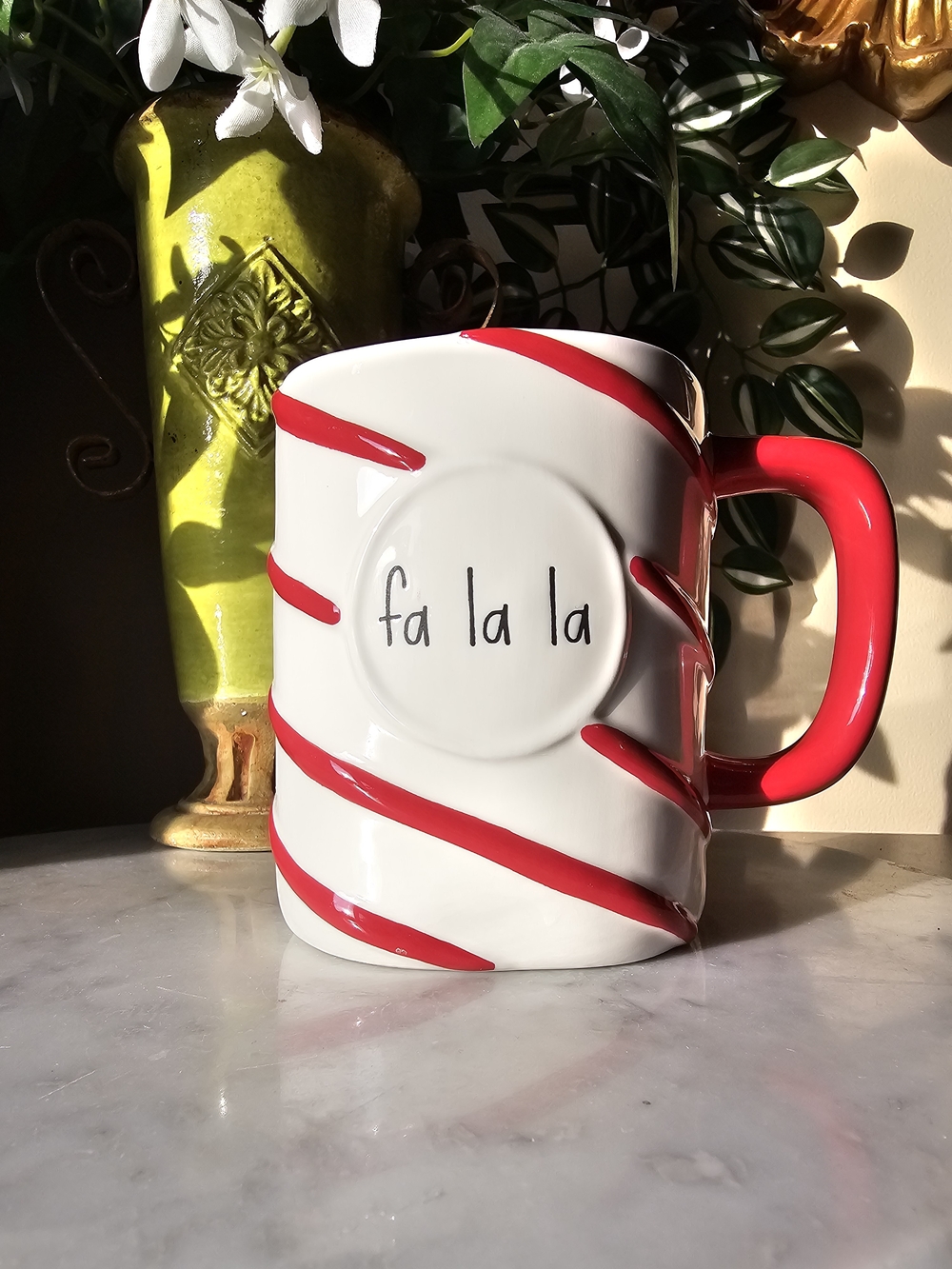 Rae Dunn "fa la la" Christmas Mug